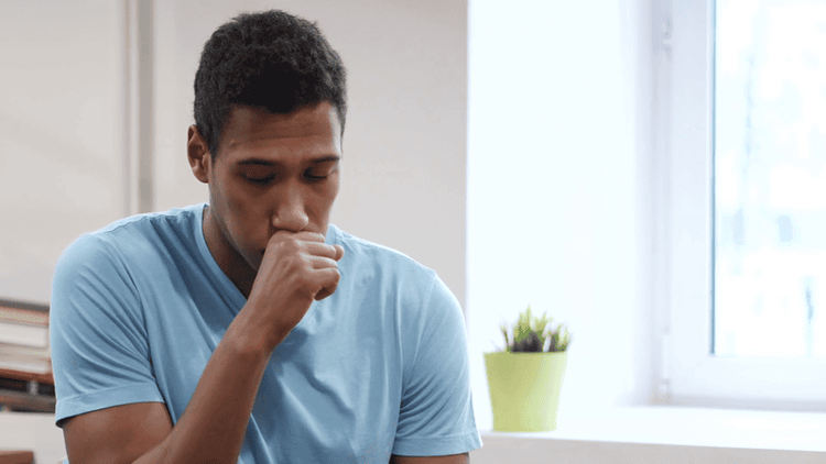 What is the cause of male cough at night?