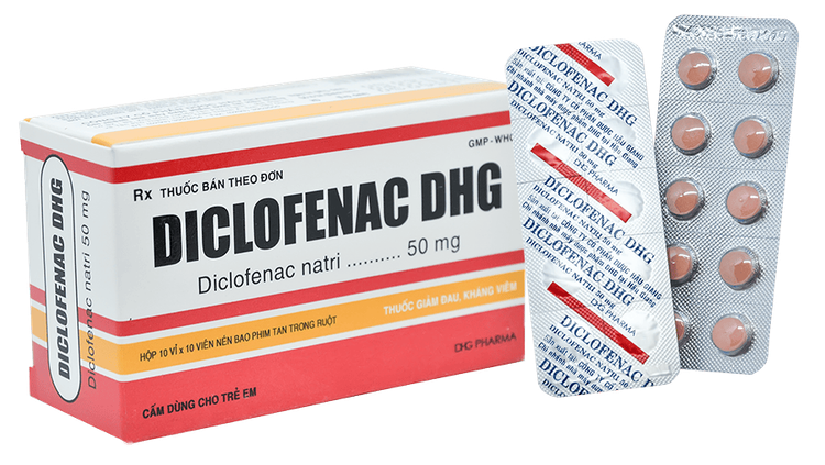 
Thuốc Diclofenac được bào chế ở dạng viên nén và một số dạng bào chế khác nhau
