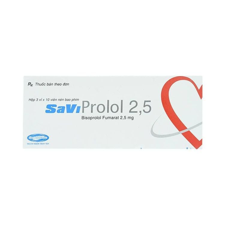 
Thuốc Savi prolol 2.5 thường được chỉ định trong các trường hợp tăng huyết áp từ nhẹ đến vừa
