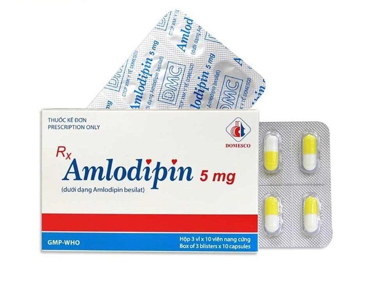 Amlodipine 5 mg là một loại thuốc thường được chỉ định ở bệnh nhân bị huyết áp cao
