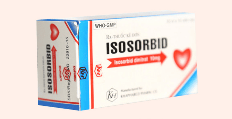 
Isosorbide là một trong các loại thuốc điều trị các cơn đau thắt ngực,
