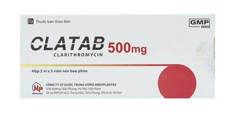 
Thuốc Clatab 500mg
