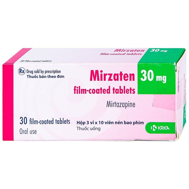 
Sử dụng thuốc mirzaten 30mg theo đúng chỉ định của bác sĩ
