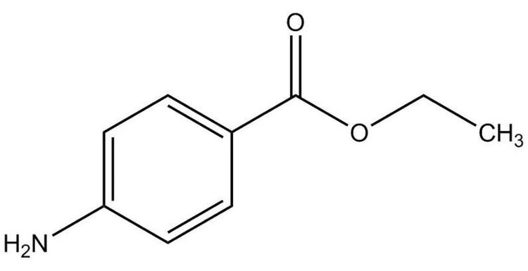 
Thuốc Benzocaine thuộc nhóm chất gây tê cục bộ có cấu trúc ester
