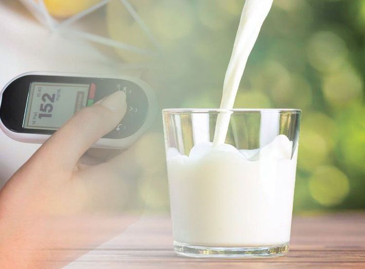 Notes when choosing milk for people with diabetes