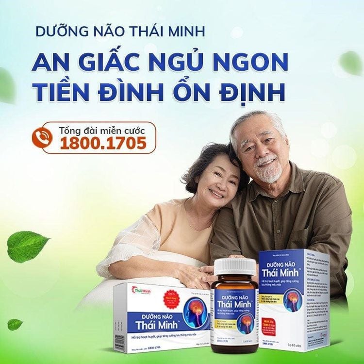 
Sản phẩm Dưỡng não Thái Minh giúp an giấc ngủ ngon, tiền đình ổn định
