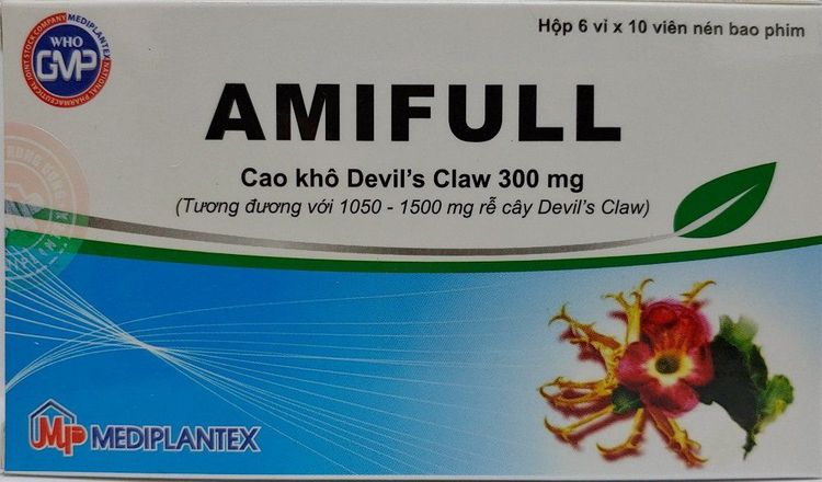 
Amifull là thuốc chỉ định giảm đau lưng, đau khớp hoặc đau cơ, các chứng đau cơ và khớp nói chung
