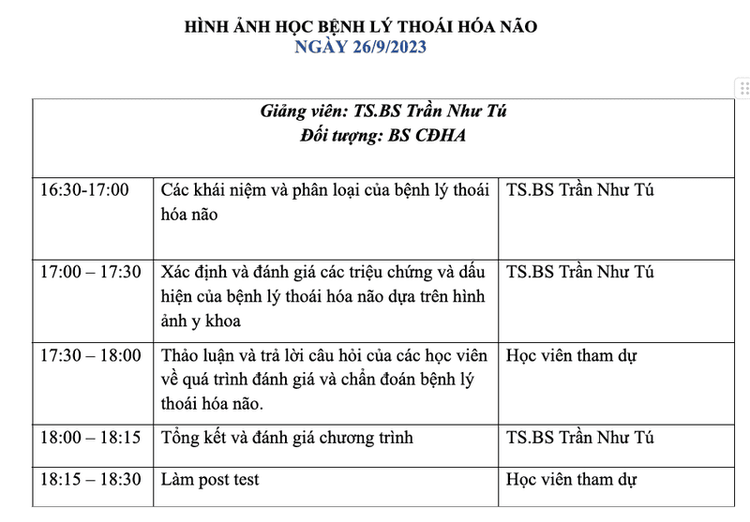 THÔNG BÁO TỔ CHỨC HỘI THẢO “CẬP NHẬT PHÂN LOẠI U NÃO 2021”