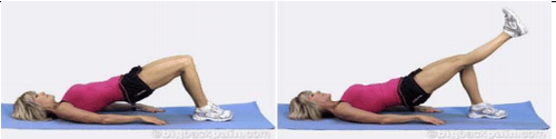 Exercises for the treatment and prevention of low back pain (strengthening exercises)