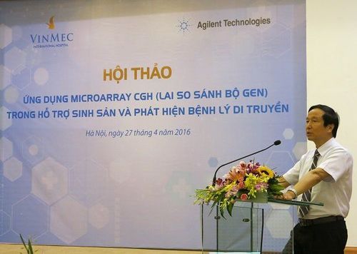 
GS.TS Nguyễn Thanh Liêm, GĐ Vinmec Times City: “Vinmec luôn cập nhật các tiến bộ mới trong công nghệ gen, phục vụ sàng lọc và chẩn đoán bệnh”.
