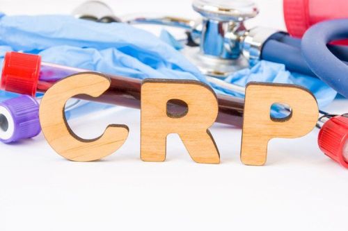 What do the numbers in the CRP test results say?