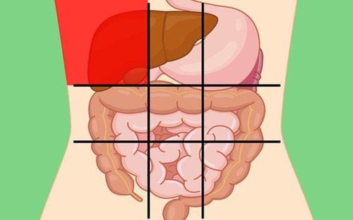 The location of abdominal pain indicates what disease?