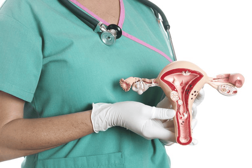 How is laparoscopic partial hysterectomy performed?