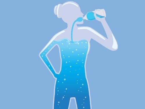 How is water distributed in the body?