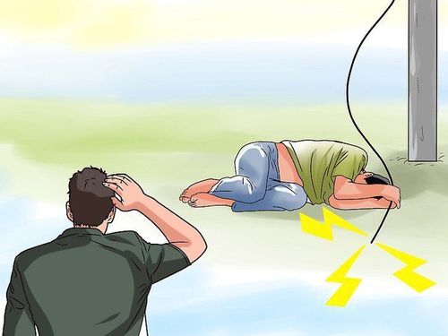 What to do in case of electric shock due to electric shock?