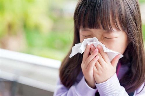 Why do some children have allergic rhinitis all year round?