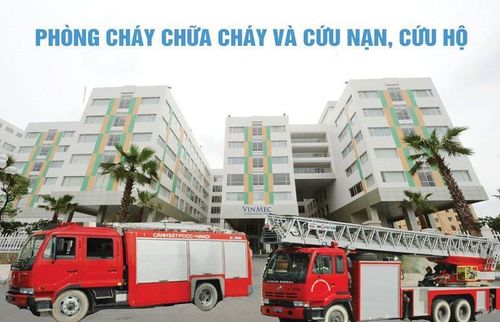 Diễn tập phòng cháy cứu hộ cứu nạn tại Bệnh viện Đa khoa Quốc tế Vinmec Times City