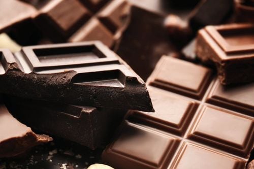 How many calories in dark chocolate?