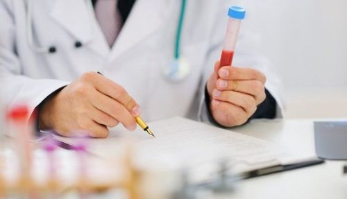 What does a pregnancy blood test show?