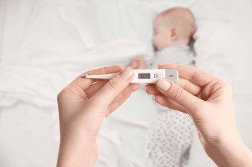 How hot is a newborn's fever?