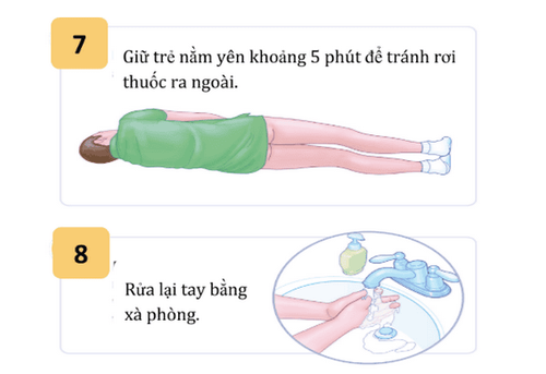 
Các bước sử dụng thuốc đạn hạ sốt
