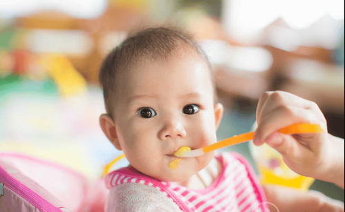 When should premature babies be given solid foods?