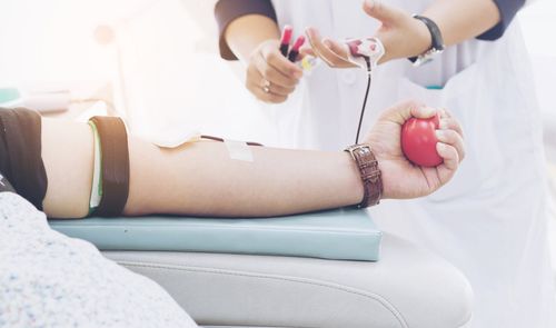 What to eat when donating blood?