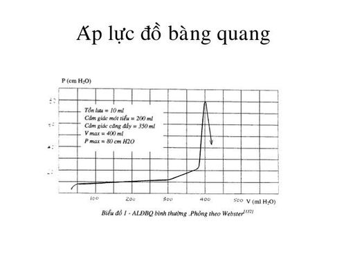 
Áp lực đồ bàng quang là một trong các phép đo niệu động học thường dùng
