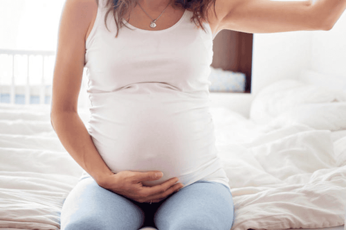 Is the stomach ache and contractions coming soon, is it about to give birth?