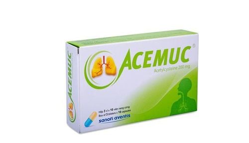 Is Acemuc cough medicine an antibiotic? Can children use it?