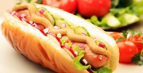 How many Calories are in a hot dog?