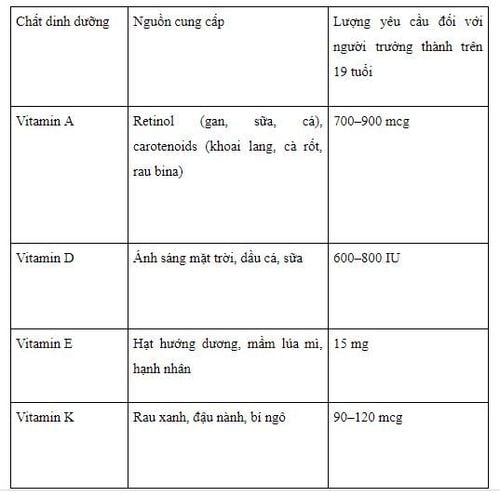 Vi chất dinh dưỡng: Phân loại, chức năng