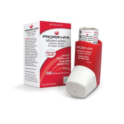 
Thuốc hen suyễn albuterol có thể gây tăng nhịp tim ở trẻ
