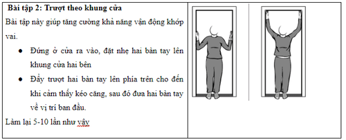 Bài tập phục hồi chức năng sau điều trị ung thư vú