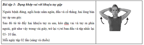 Bài tập phục hồi chức năng sau điều trị ung thư vú