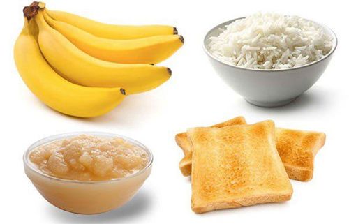 chế độ ăn BRAT được khuyến khích sử dụng đối với bệnh nhân bị tiêu chảy trong khi xạ trị