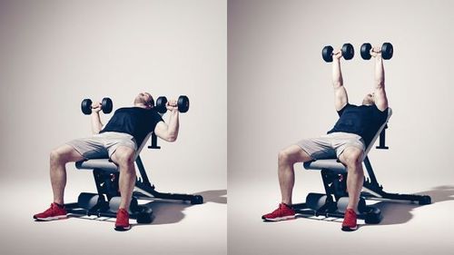 
Incline Dumbbell Bench Press thuộc nhóm bài tập compound cấp độ dễ
