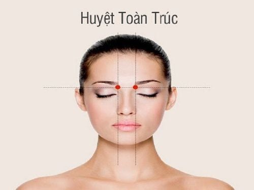 
Vị trí của huyệt toàn trúc
