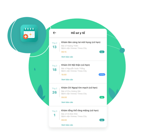MyVinmec: Ứng dụng điện thoại giúp quản lý trọn vẹn sức khỏe cá nhân và gia đình