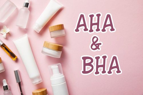 What is the difference between AHA and BHA in cosmetics?