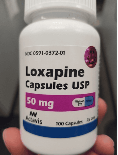 
Loxapine thuộc nhóm thuốc chống loạn thần thế hệ thứ nhất
