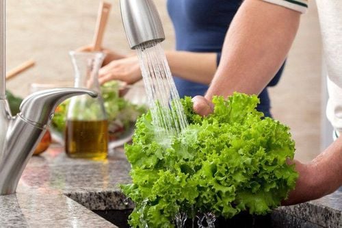 Instructions for washing vegetables properly