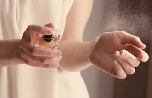 Where do you spray perfume on your body to keep the scent?