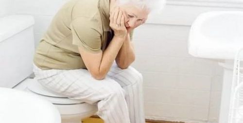 Is it because of hemorrhoids in the elderly?