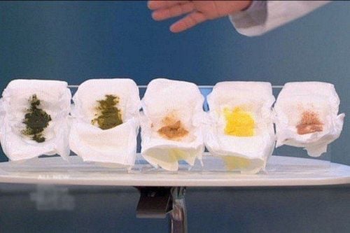 The color of the baby's poop from birth until the baby can eat