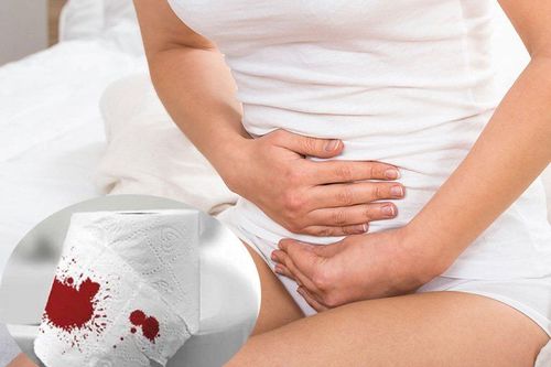 Is it okay to have a bowel movement with fresh blood and poor constipation for a long time?