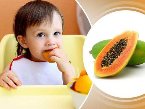 When should children eat ripe papaya?