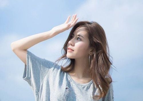 Dark spots on the face may occur due to sun exposure.