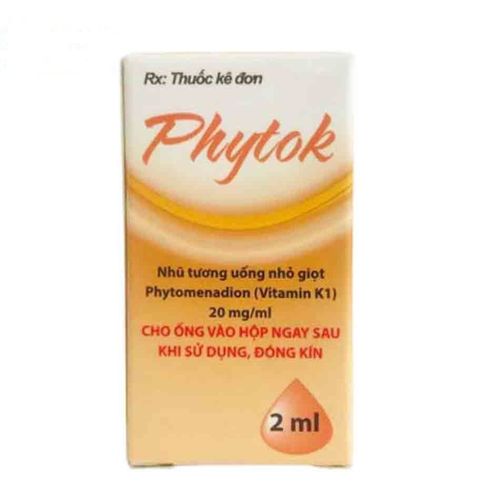 Phytok - Vitamin K1 dạng nhỏ giọt: Các thông tin cần lưu ý khi sử dụng