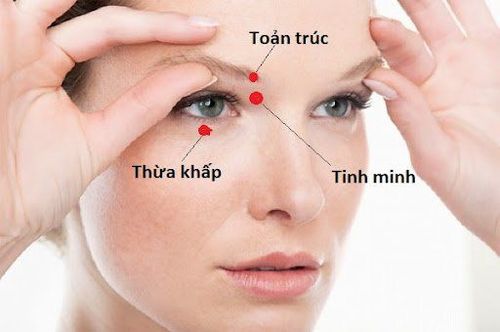 
Một số huyệt tác động vào sẽ giúp chữa khô và mỏi mắt
